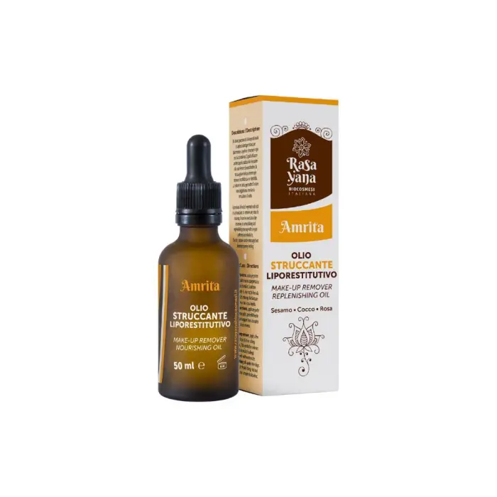 Rasayana AMRITA Olio Struccante Liporestitutivo, da 50 ml