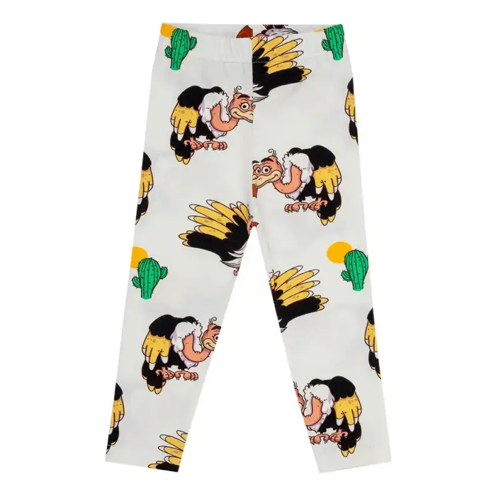 Leggings bambino Raspberry Republic Blanc