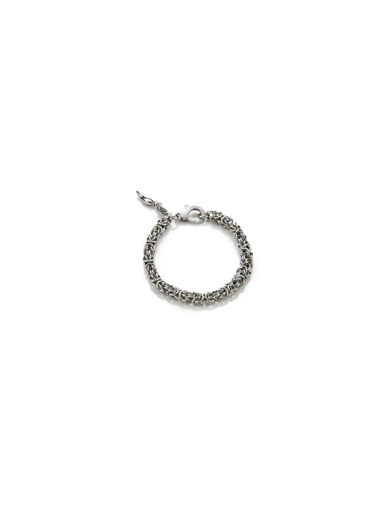 Raspini Bracciale GIOVANNI Mini Maglia Bizantina in Argento 925 - 07402