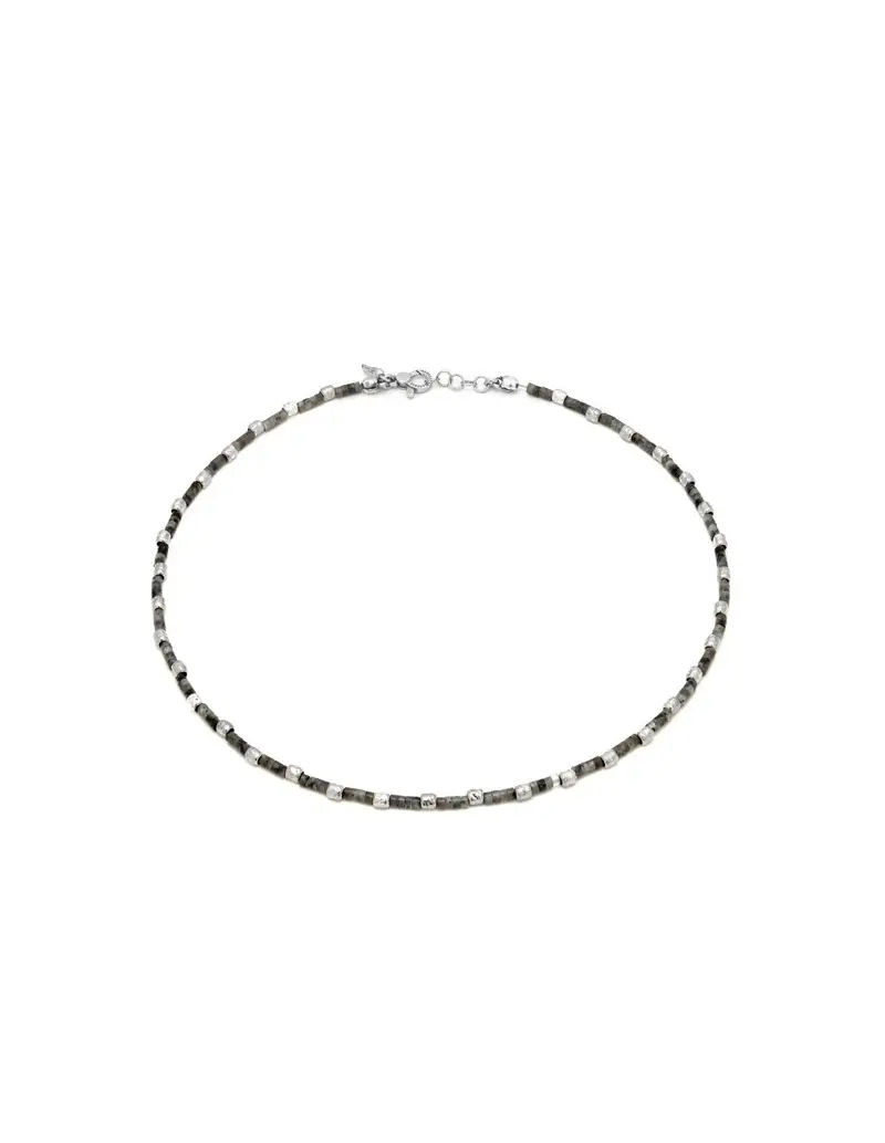 Raspini Collana Uomo GIOVANNI Tango in argento 925 e Labradorite 11356