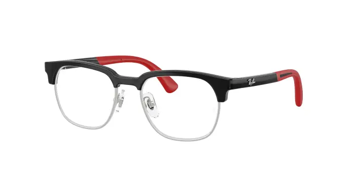 Ray - Ban Bambino RY1641 3928 Montature da vista bambino Iniettato Nero Trasparente Squadrata Normale