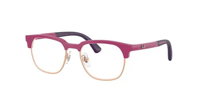 Ray - Ban Bambino RY1641 3933 Montature da vista bambino Iniettato Viola Trasparente Squadrata Normale