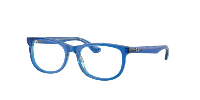Ray - Ban Bambino RY1642 3999 Montature da vista bambino Acetato Blu Trasparente Pillow Normale