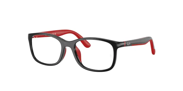 Ray - Ban Bambino RY1644 3928 Montature da vista bambino Iniettato Nero Trasparente Pillow Normale
