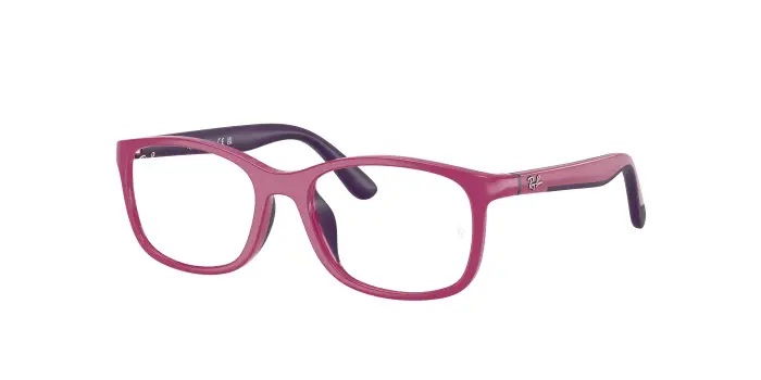 Ray - Ban Bambino RY1644 3933 Montature da vista bambino Iniettato Viola Trasparente Pillow Normale
