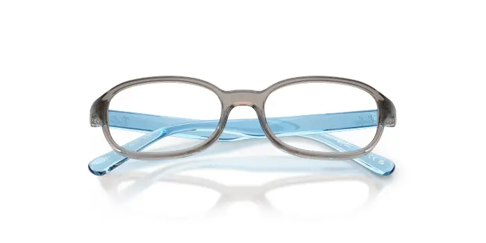 Ray - Ban Bambino RY1904 7535 Montature da vista bambino Iniettato Grigio Trasparente Pillow Normale