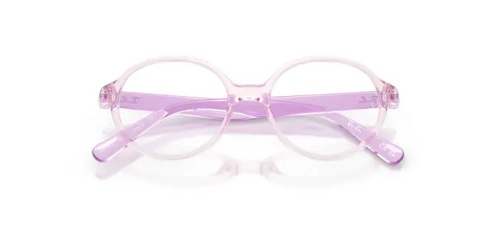 Ray - Ban Bambino RY1905 7534 Montature da vista bambino Iniettato Rosa Trasparente Pantos Normale
