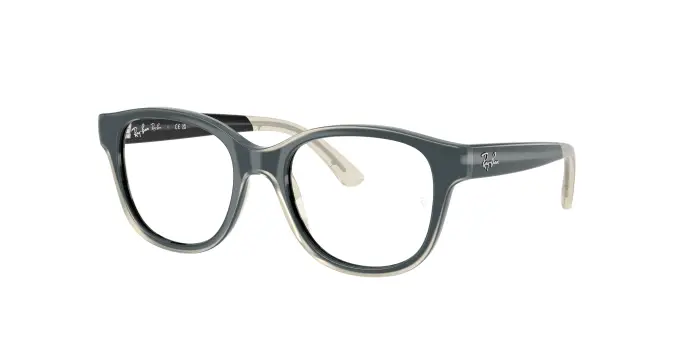 Ray - Ban Bambino RY1950 7202 Montature da vista bambino Iniettato Nero Trasparente Squadrata Normale