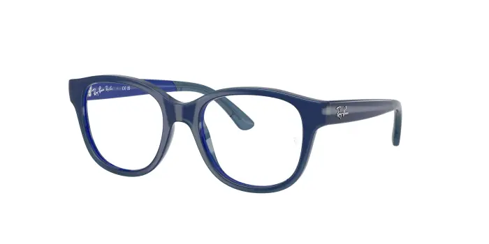 Ray - Ban Bambino RY1950 7205 Montature da vista bambino Iniettato Blu Trasparente Squadrata Normale