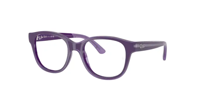 Ray - Ban Bambino RY1950 7206 Montature da vista bambino Iniettato Viola Trasparente Squadrata Normale