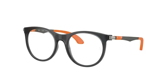 Ray - Ban Bambino RY9082V 7503 Montature da vista bambino Nylon Grigio Trasparente Pantos Normale
