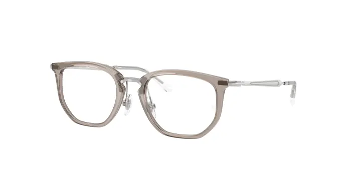 Ray - Ban Bambino RY9085V 7519 Montature da vista bambino Nylon Grigio Trasparente Geometrica Normale