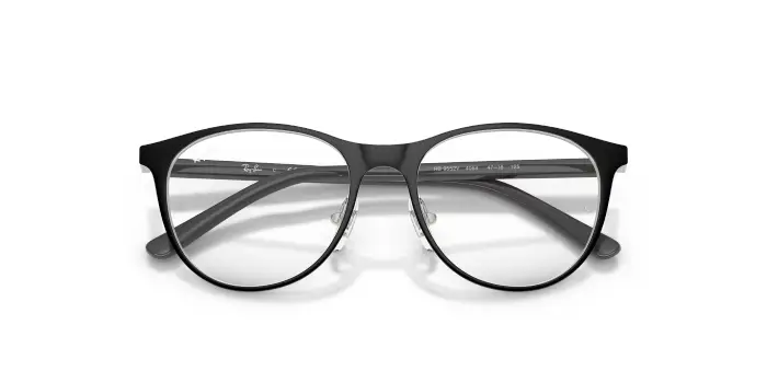 Ray - Ban Bambino RY9552V 4064 Montature da vista bambino Metallo Nero Trasparente Pantos Normale
