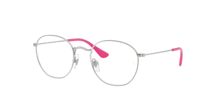 Ray - Ban Bambino RY9572V JUNIOR ROB 4093 Montature da vista bambino Metallo Argento Trasparente Geometrica Normale