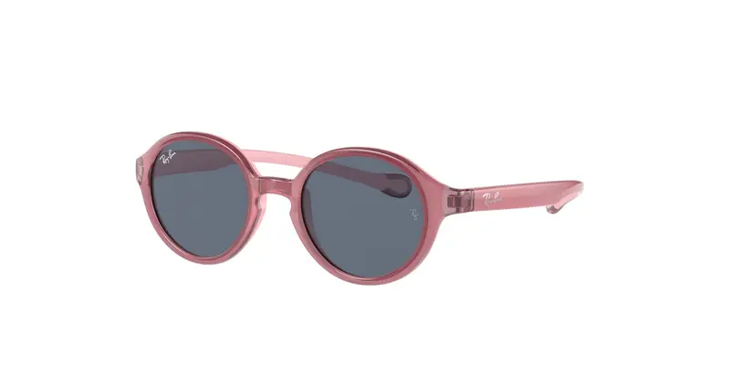 Ray - Ban Bambino RJ9075S 709887 Occhiali da sole Iniettato Rosa Grigio Pantos Normale