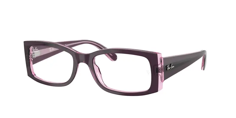 Ray - Ban Donna RX5434 MIRIAM 8364 Montature da vista Acetato Viola Trasparente Squadrata Normale