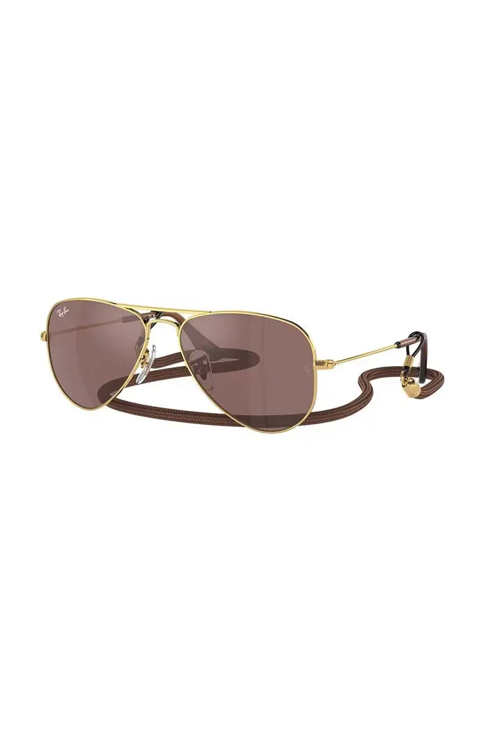 Ray-Ban occhiali da sole per bambini JUNIOR AVIATOR Marrone