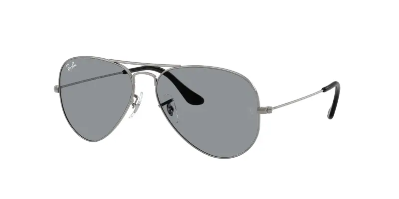 Ray - Ban Unisex RB3025 AVIATOR 004/R5 Occhiali da sole Metallo Grigio Grigio Pilot Normale