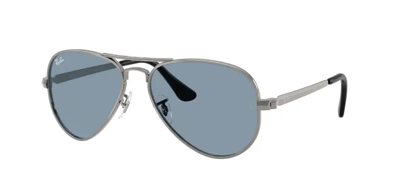 Ray - Ban Unisex RB3925 AVIATOR MAX 004/56 Occhiali da sole Metallo Grigio Blu Pilot Normale