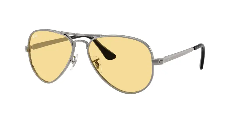 Ray - Ban Unisex RB3925 AVIATOR MAX 004/R6 Occhiali da sole Metallo Grigio Giallo Pilot Normale