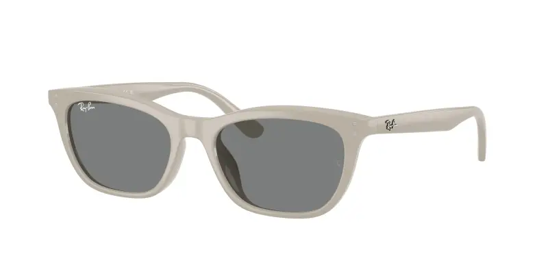 Ray - Ban Unisex RB4474D 685887 Occhiali da sole Acetato Beige Grigio Geometrica Normale