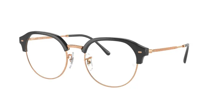 Ray - Ban Unisex RX7229 8322 Montature da vista Iniettato Grigio Trasparente Geometrica Normale