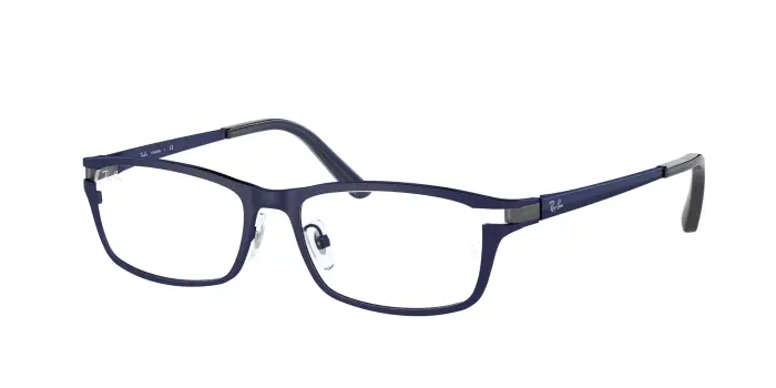 Ray - Ban Unisex RX8727D 1061 Montature da vista Titanio Blu Squadrata Normale