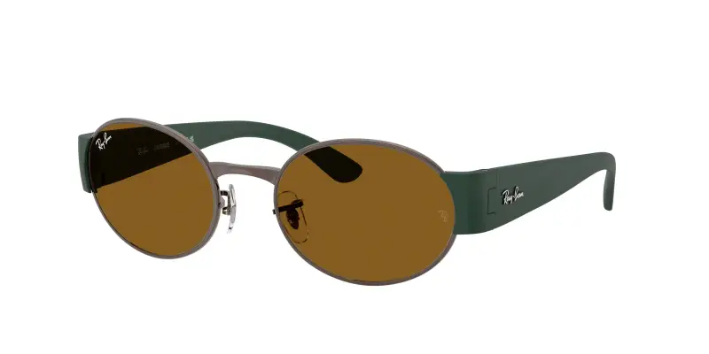 Ray - Ban Unisex RB3770 925933 Occhiali da sole Metallo Bronzo Marrone Rotonda Normale