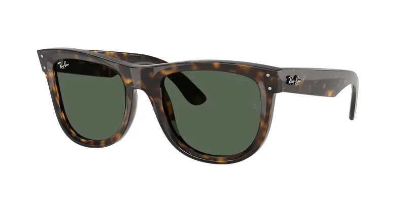 Ray - Ban Unisex RBR0502S WAYFARER REVERSE 6790VR Occhiali da sole Acetato Marrone Verde Squadrata Normale