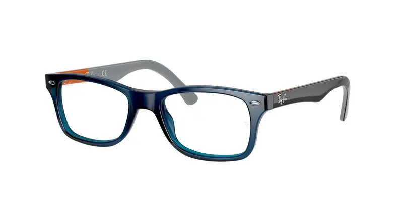 Ray - Ban Unisex RX5228 5547 Montature da vista Plastica Blu Squadrata