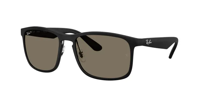 Uomo Ray - Ban RB4264 601S87 Occhiali da sole Nylon Nero Squadrata Polarizzata