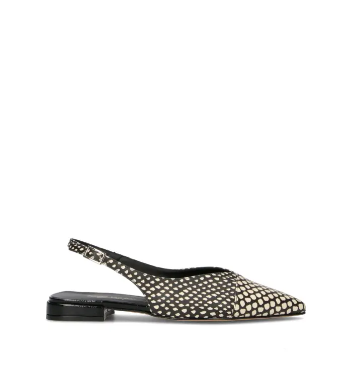 REBECCA VAN DIK Slingback donna bianca/nera Vario
