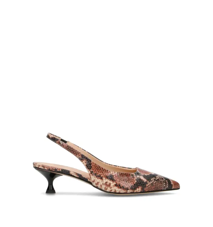 REBECCA VAN DIK Slingback donna cuoio Vario