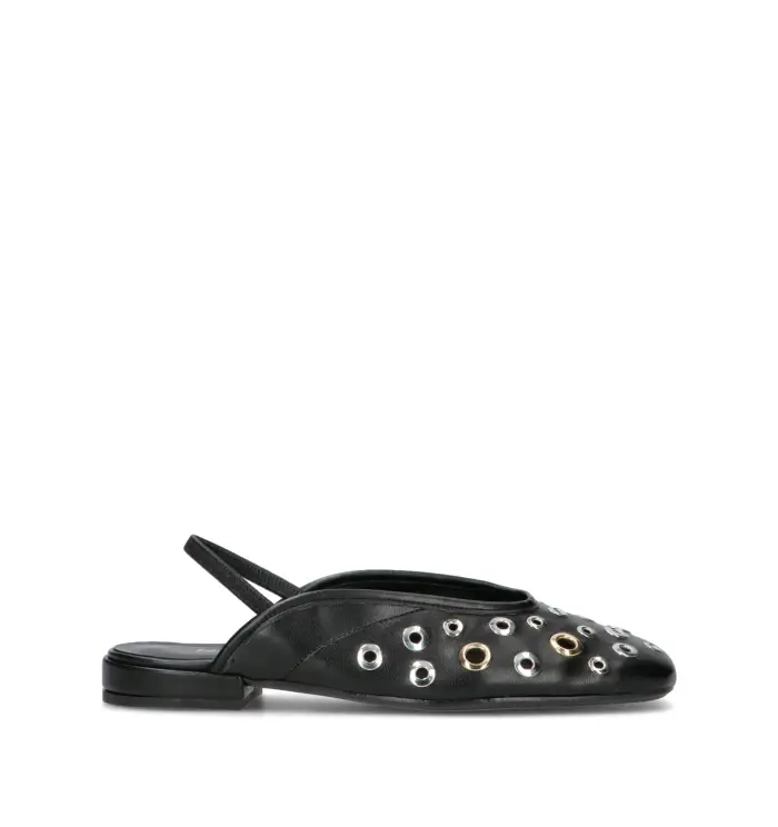 REBECCA VAN DIK Slingback donna nera Vario