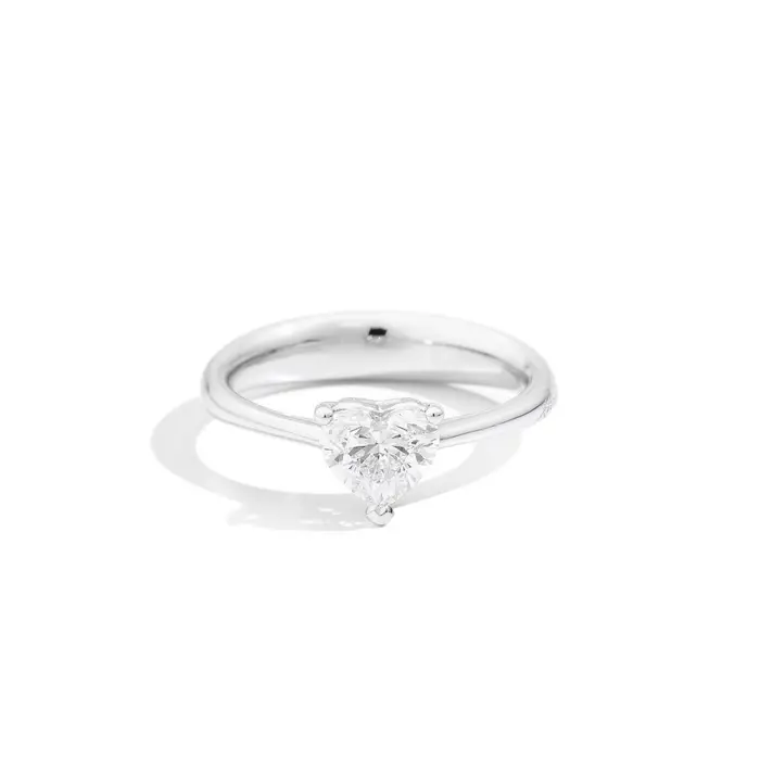 RECARLO Solitario - Anello - Oro Bianco
