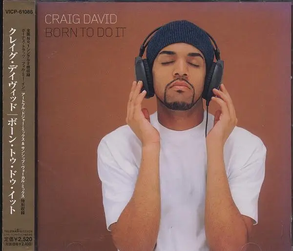 CD CRAIG DAVID Born To Do It VICP61086 Telstar 2000 Giappone Dance Elettronica Usato