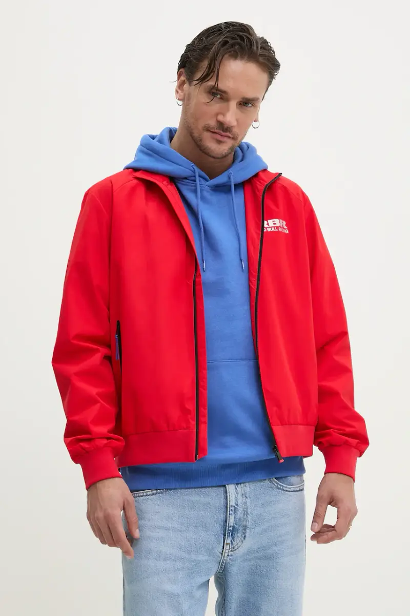 Red Bull Racing x Pepe Jeans giacca MARINA WINDBREAKER colore rosso RM400012