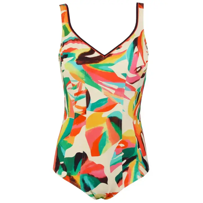 Red Point Costume da bagno intero Kiba Multicolore