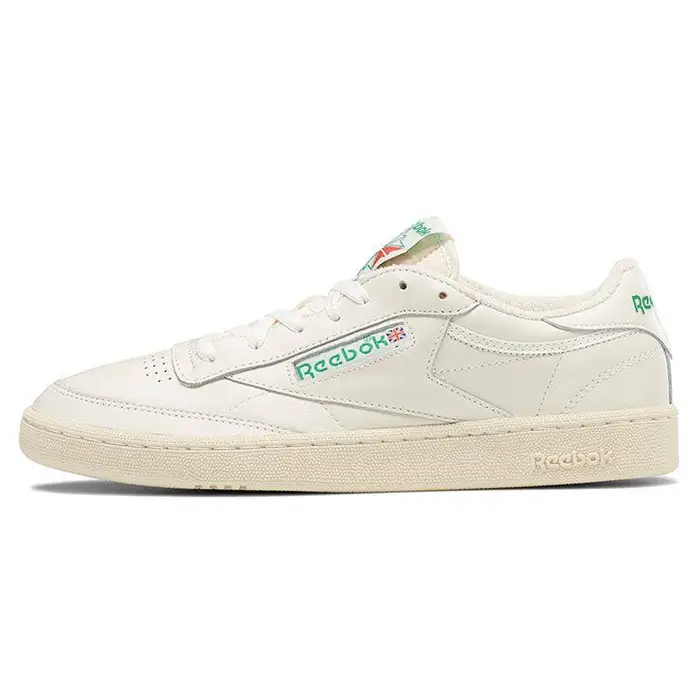 Club C 85 Vintage Gesso Verde Glen Sneakers Unisex Crema Bianco Carta 100000317 42 5