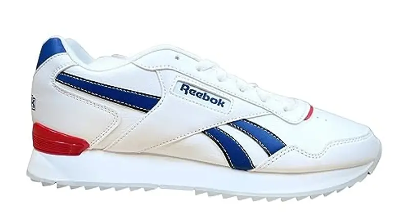 Reebok Glide Ripple Clip, Sneaker Unisex-Adulto, Ftwr Bianco Pure Grey 2 Vector Blu, 36 1/3 EU
