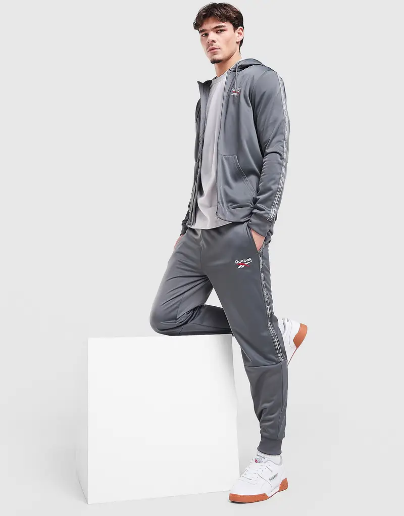 Reebok Latham Poly Track Pants, grigio