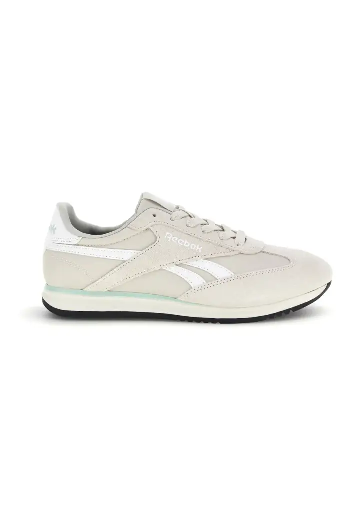 REEBOK Sneakers grigio con inserti suede e suola nera World 70 [GRIGIO]