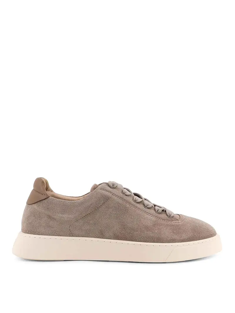 Reference Sneakers La Cassetta In Pelle Scamosciata Beige