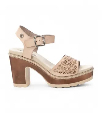 per donna 17278102-BEIGE Sandali 172781 beige (38), 8 a 10cm, Casual