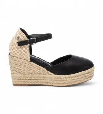 per donna 17278201-NEGRO Espadrillas 172782 nere (36), Nero, 5 a 8cm, Fibbia, Casual Pelle
