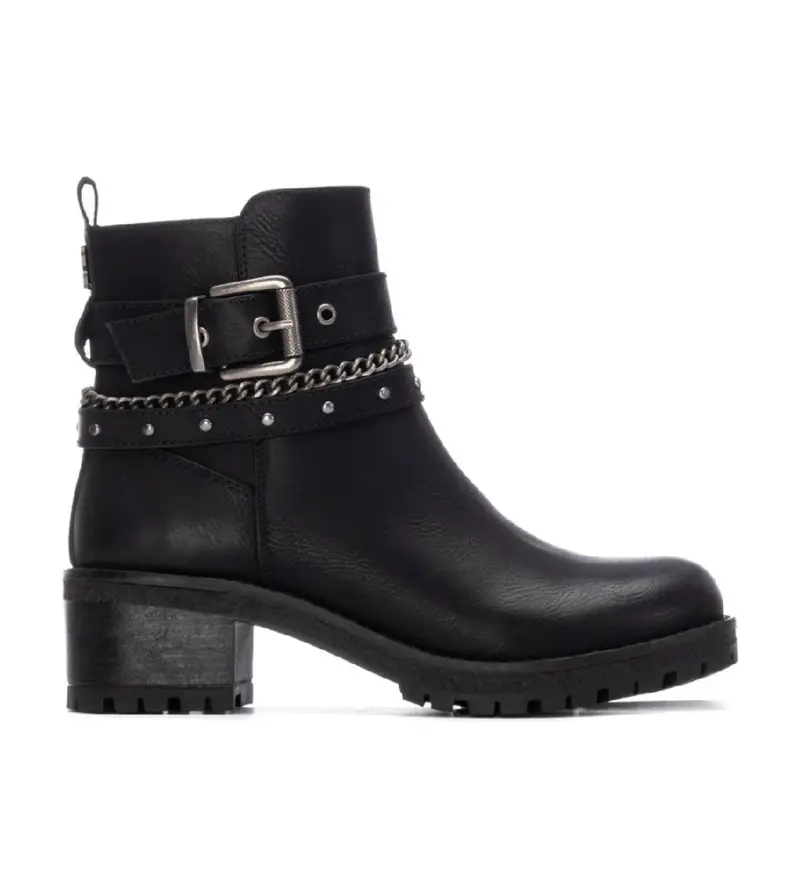 Refresh per donna. 17291803-NEGRO Stivaletti 172918 neri, Nero, 3 a 5cm, Cerniera, Casual Pelle