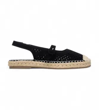 per donna 17522604-NEGRO Sandali 175226 neri (41), Nero, Basso, Fibbia, Casual Pelle