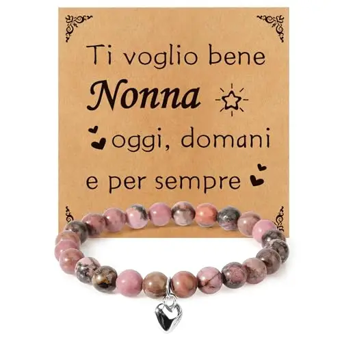 XiuSpark Regalo Festa Dei Nonni Idee Regalo, Regalo Nonni Natale, Regalo Nonna Natale, Regalo per Nonna, Regali Nonna, Regali