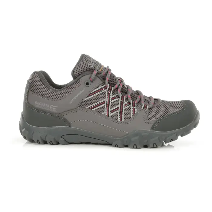 Scarpe trekking impermeabili da donna Regatta Edgepoint III Low Gris