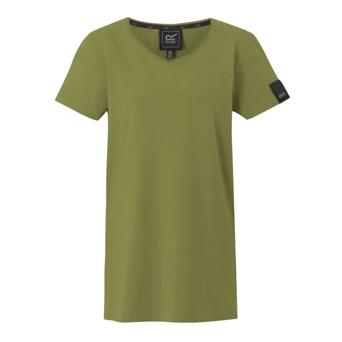 T-shirt da donna con scollo a V Regatta Elkie Vert